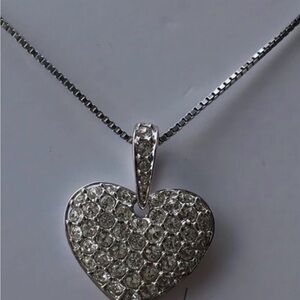 Elegant Swarovski Heart Necklace Heart Pendant Necklace